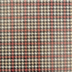 15.5x11cm / 6.1''x4.3'' Portuguese cork fabric, Geometric printed pattern on White Rustic Cork (J024)