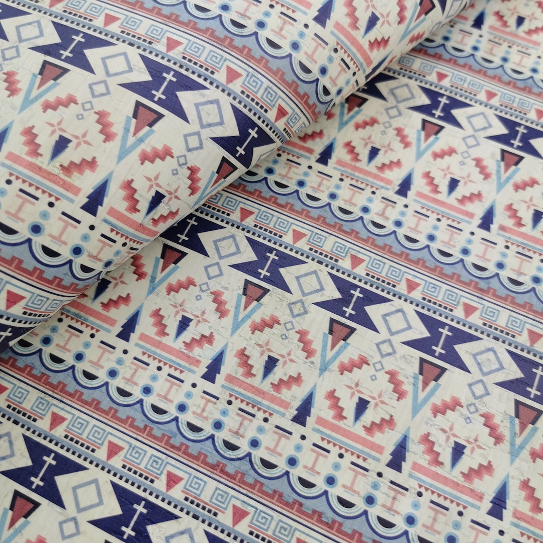 Portuguese Cork Fabric Sheet, Pattern on White Rustic Cork 68x50cm / 26 ...