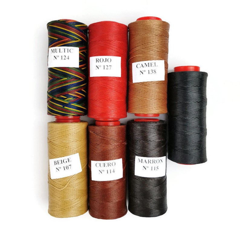 Hand Sewing Thread Flat Wax Thread for Hand Sewing Leather Etsy