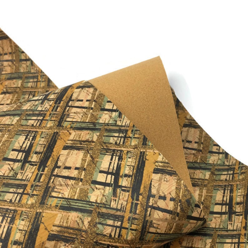 50x68 Cm Portuguese Cork Leather Cork Fabric/ Etsy