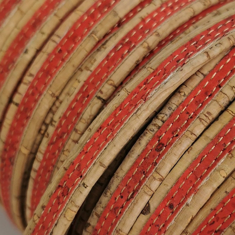 Cork Cord 1 Meter Portuguese Flat Cork 10x2mm Natural & - Etsy