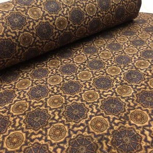 100x140cm Cork leather, green product, Portuguese cork fabric, Printed pattern (48)