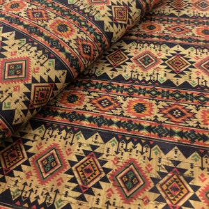 50 x 68 cm portugisiskt korkläder, tribal korktyg / 26,77''x19,69'', (94)