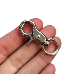 5pcs 4.4cm(length)x2.5cm Lobster claw snap hook for lanyard ,Dog leashes hook, hand bag hook - H07