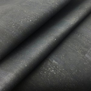 Cork Fabric 68x50cm Dark Gray Portuguese cork Leather 26.77''x19.69'', image 8