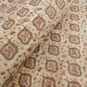 100x140cm Cork leather, green product, Portuguese cork fabric, Viana Scarf Printed pattern (2)