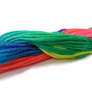 卸売 2束 44メートル 48ヤード 1mm - 結び紐/編み込みナイロンビーズ紐 -REFC/01