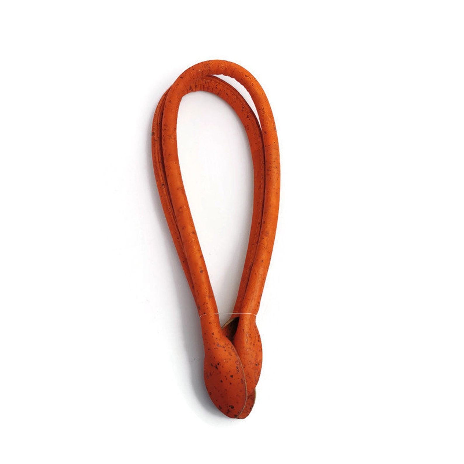 1 Pair of Orange Cork Fabric Rolled Handbag Handles 55cm Etsy