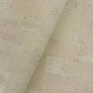 100 x 136 cm Cuero de corcho, producto verde, Tejido de corcho portugués amarillo claro