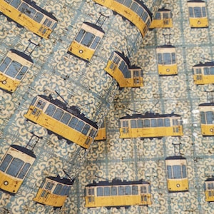 Portuguese cork fabric, Printed pattern 68x50cm / 26.77''x19.69'', (10)