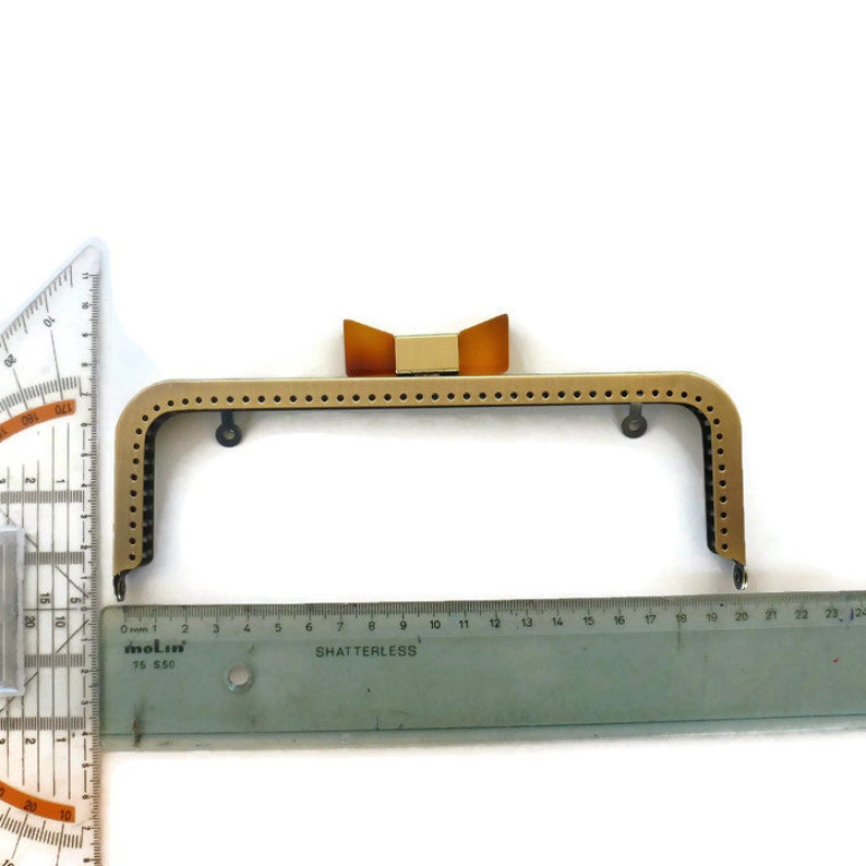 20x7cm purse frame two loops sewing hole F20/536 image 2