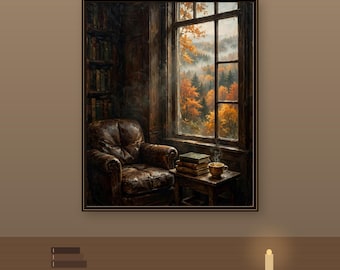 100 Moody Fall Wall Art Bundle | Thanksgiving Printable Decor