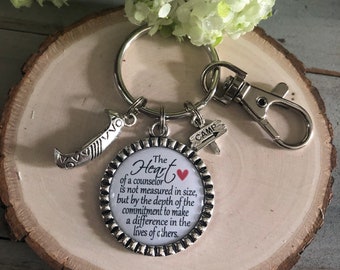 COUNSELOR GIFT, Volunteer Lanyard gift, Thank you gift, Gifts for Camp Counselors, Counselor Appreciation, Member Keychains, PTO, pta school