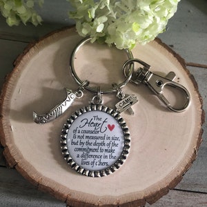 COUNSELOR GIFT, Volunteer Lanyard gift, Thank you gift, Gifts for Camp Counselors, Counselor Appreciation, Member Keychains, PTO, pta school