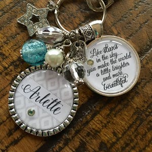 FRIEND GIFT Personalized &quot;Like stars in the sky you make the world a little brighter and beautiful&quot; birthday gift mother&#39;s day gift 30 40 50