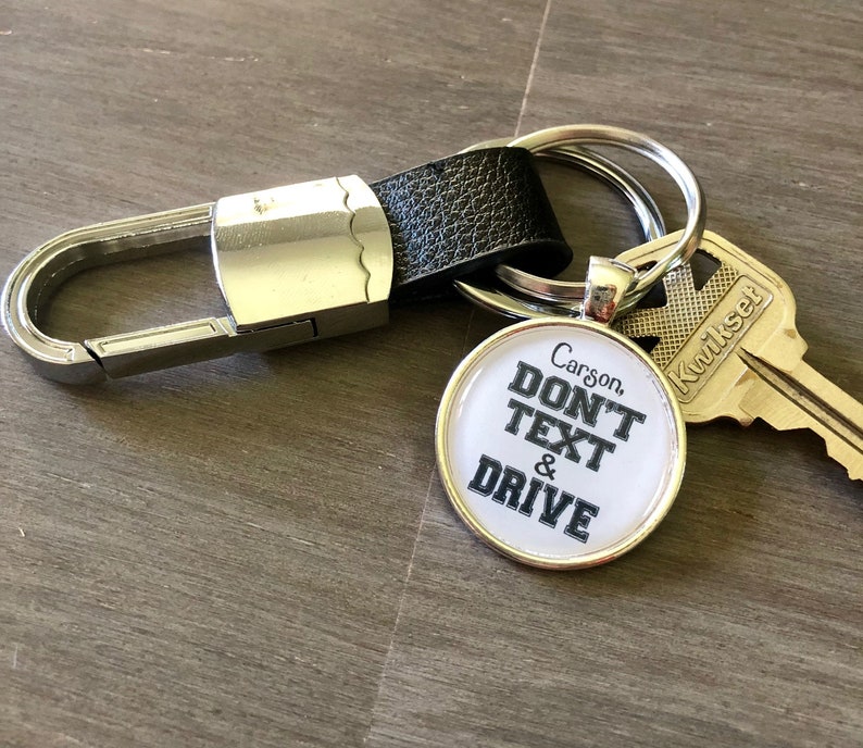 Personalized keychain for new driver gift for 16 year old Etsy