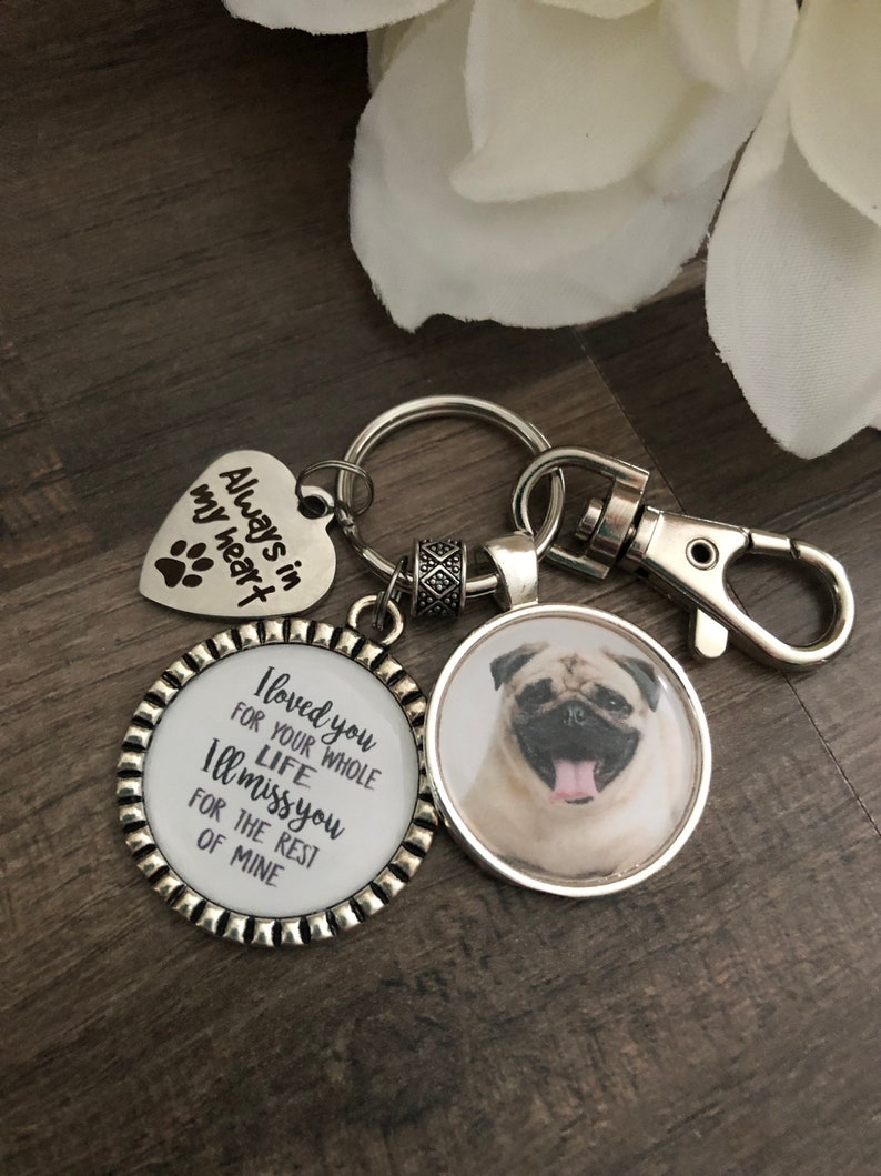 Pet memorial Necklace ~ Sympathy gift ~ Cremation jewelry ~ Ash necklace ~ Personalized Memorial jewelry ~ Loss of pet photo jewelry Custom