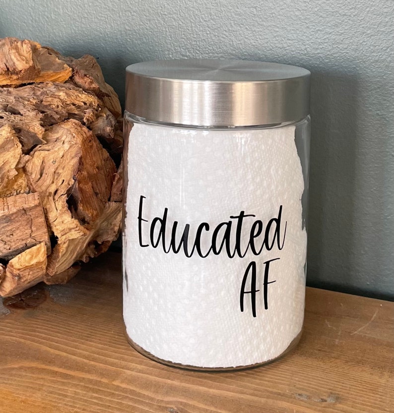 Eat Sleep Study Repeat - Funny Gift for college student - nursing student - treat jar - exam care package - unisex gift - Exam - high school image 4