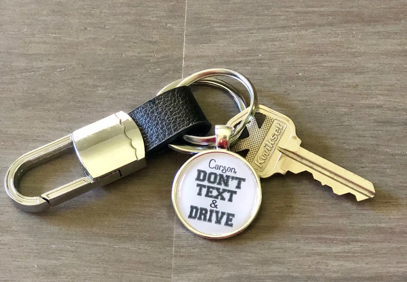 Personalized keychain for new driver gift for 16 year old Etsy