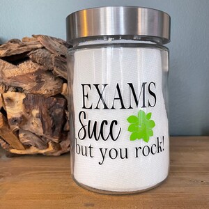 Eat Sleep Study Repeat - Funny Gift for college student - nursing student - treat jar - exam care package - unisex gift - Exam - high school image 6