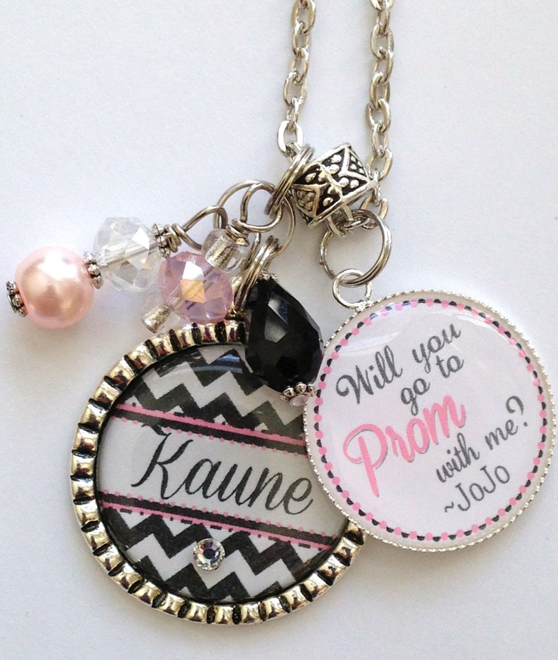Prom Gift Personalized Keychain will You Go to the Prom Etsy