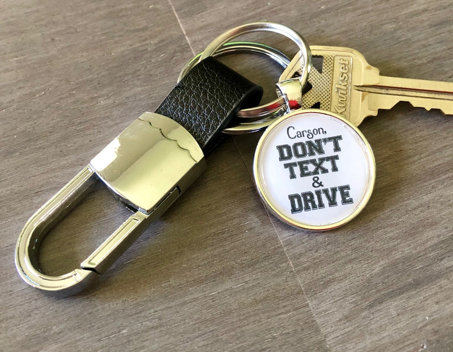 Personalized keychain for new driver gift for 16 year old Etsy
