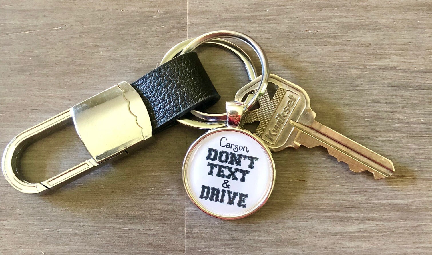 Personalized keychain for new driver gift for 16 year old Etsy