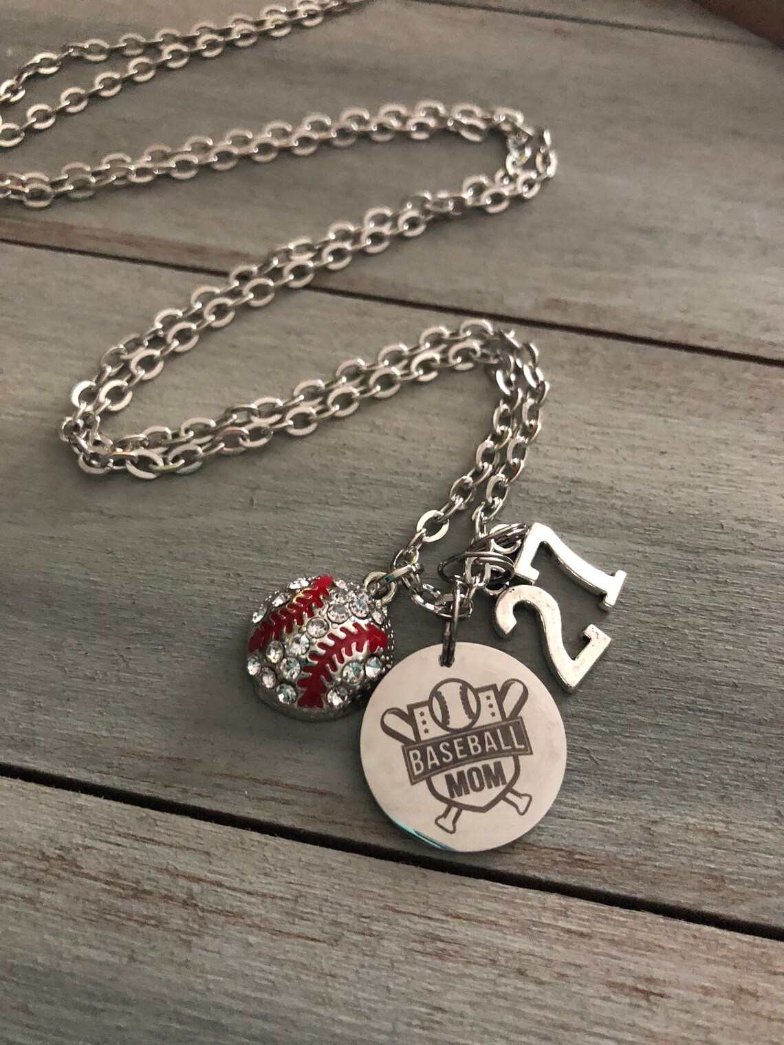 Team Mom Gift Baseball Team Mom Personalized Baseball Etsy