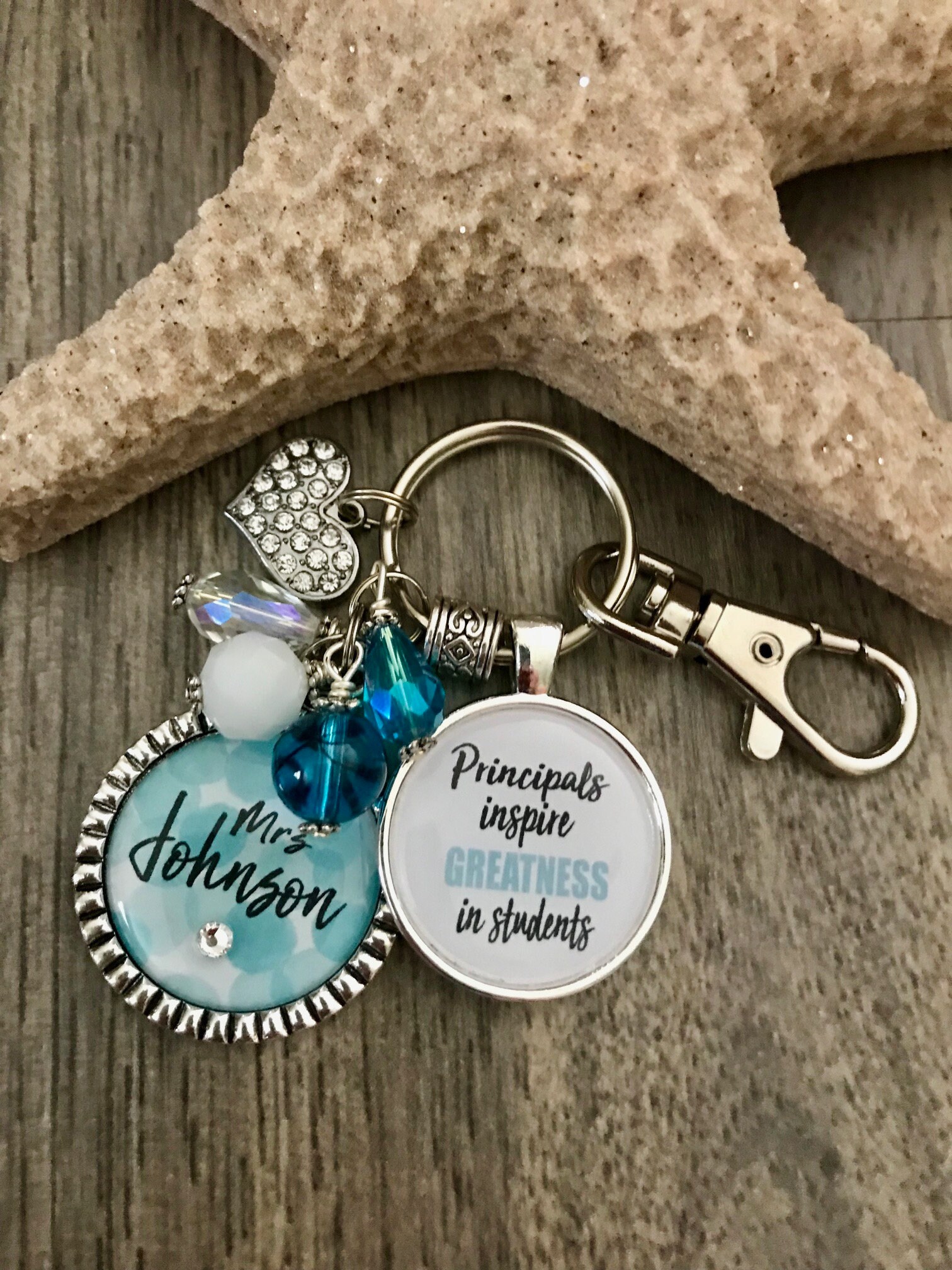 Principal Keychain Principals Inspire Greatness in Students - Etsy