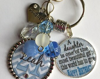 Personalized 21st birthday gift name sister aunt daughter nana grandma A daughter is one of the most beautiful gifts this world has to give
