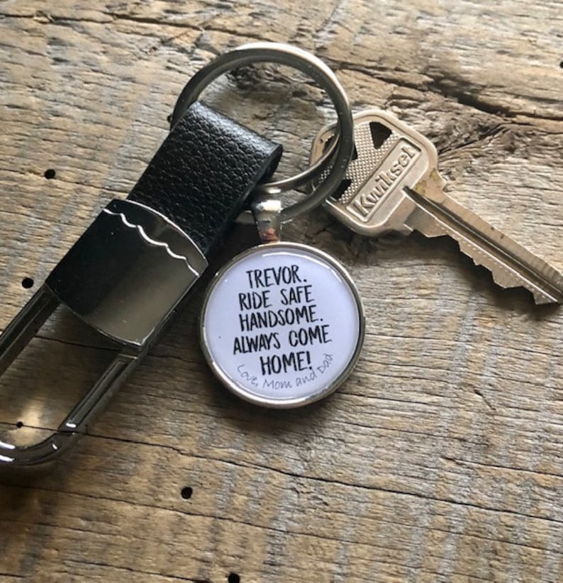 Personalized Keychain for New Driver Gift for Son on 16th Etsy