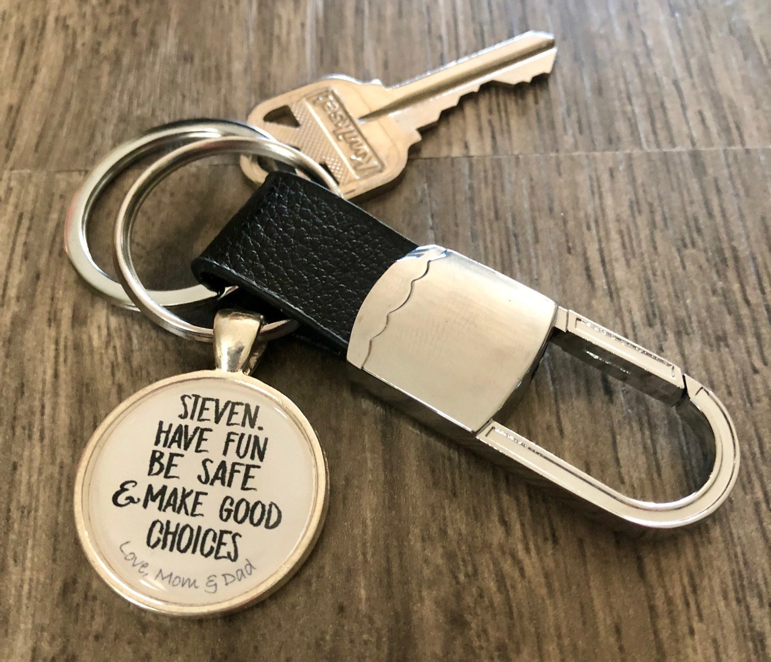 Personalized Keychain for New Driver ~ Gift for Son on 16th Birthday ...