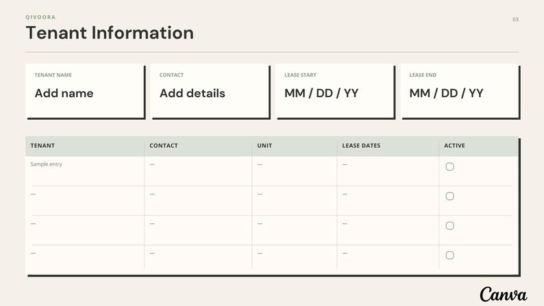 Tenant Tracker Spreadsheet, Rent Payment Planner, Editable Landlord ...