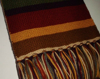 Doctor Who S16-17 Worsted Wolle Handmade stricken Stil Schal Tom Baker