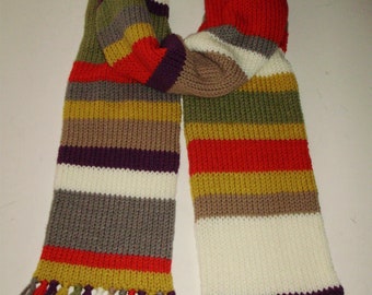 ACRYLIC Osgood Season 13ish Inspired Doctor Who Cosplay Handmade Knit Scarf Ashlee's Knits dr who scarf