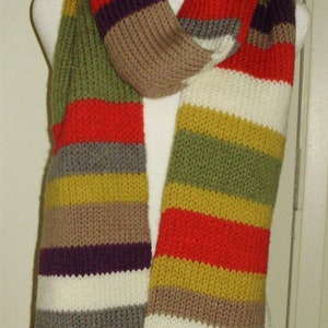 ACRYLIC Osgood Season 13ish Inspired Doctor Who Cosplay Handmade Knit Scarf Ashlee's Knits dr who scarf image 2