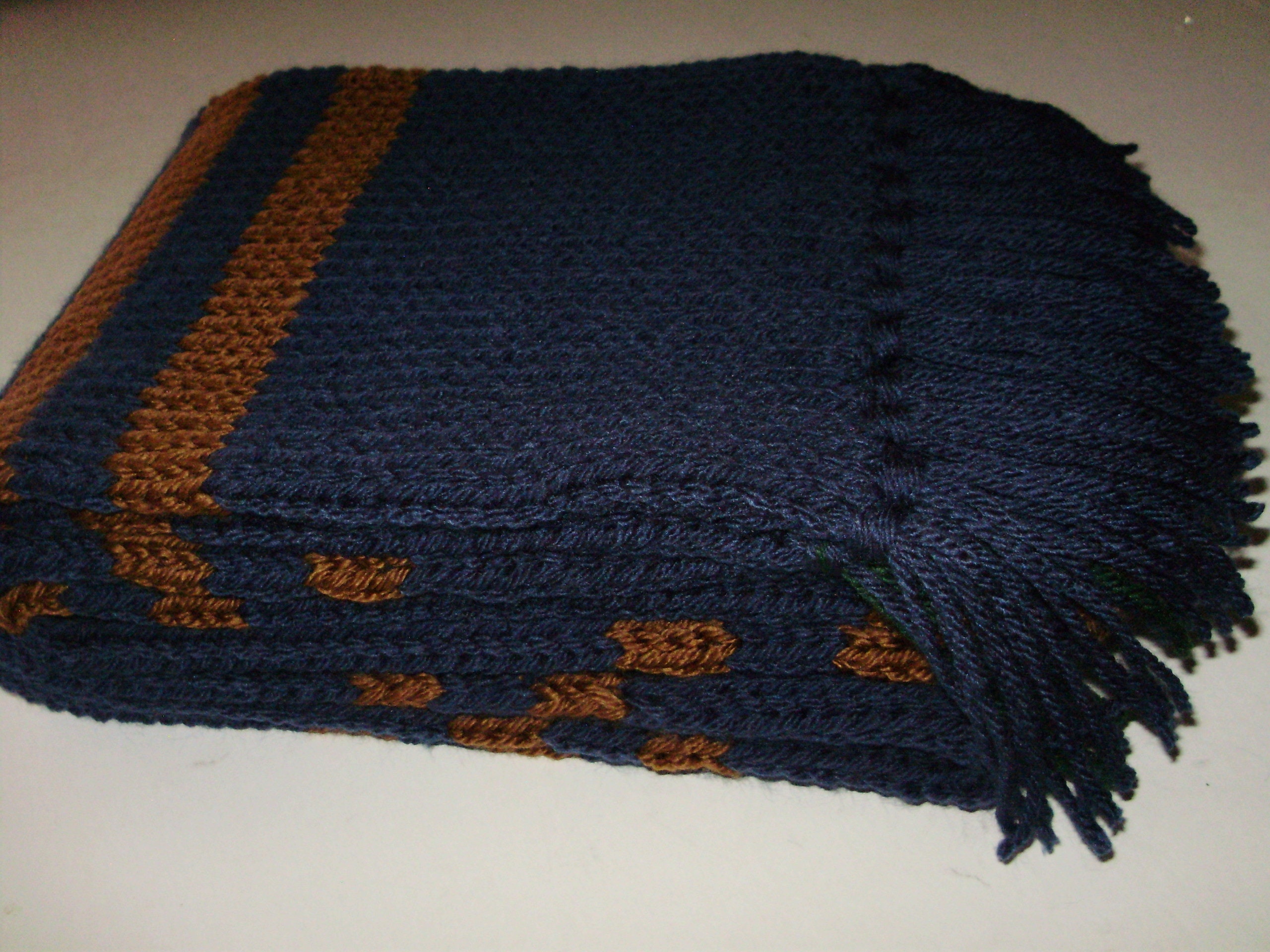 Wizarding Cosplay House School Colors Acrylic Style Scarf
