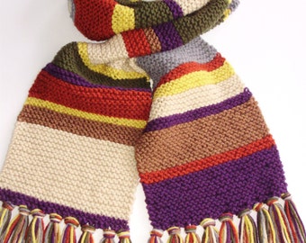 Mini Doctor Who S 12-14 Style Acryl Schal 17,8 cm breit Tom Baker Whovians Cosplay Made2Order