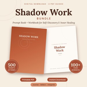 シャドウワークバンドル：インナーチャイルドヒーリングのための500のプロンプト＋ワークブック（デジタルダウンロード）