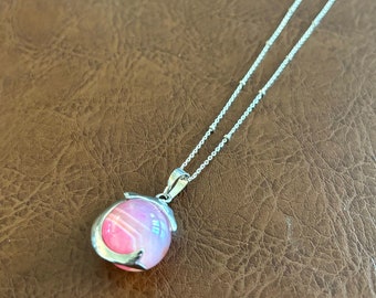 Pink Dolphin Necklace