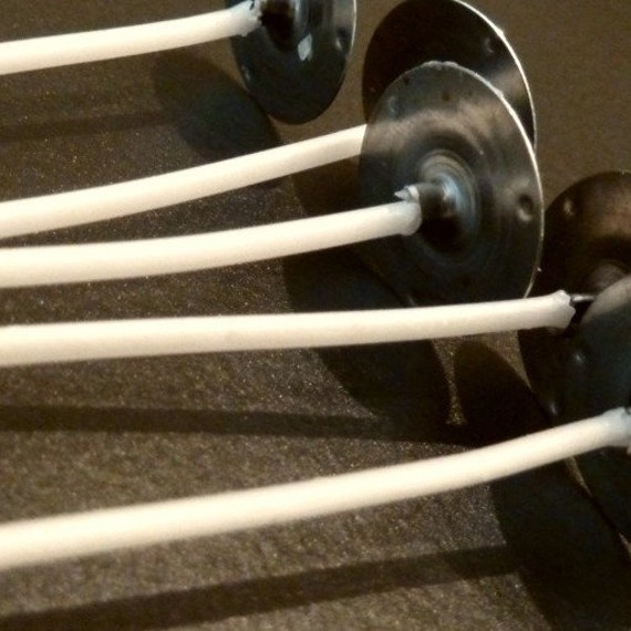 Items similar to Zinc Wicks (100) Pretabbed Candle Wicks Choose