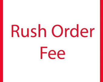 Rush Order Charges - Express Shipping