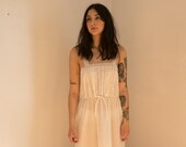 Vintage 60s, 1960s, White Wedding Gown, White Sundress