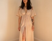 Vintage 1940s Lavender Goddess Gown, Dress