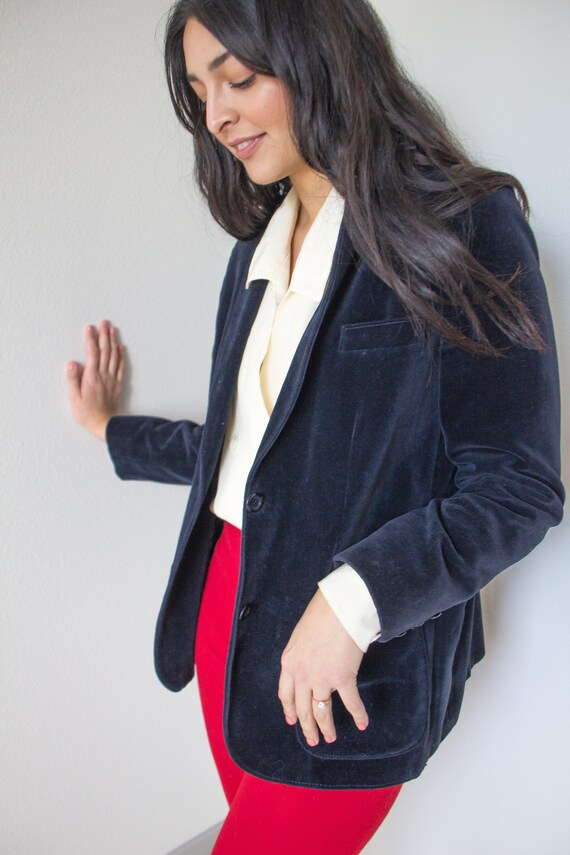 Vintage | Midnatt Velvet Jacket | Velvet Blazer |