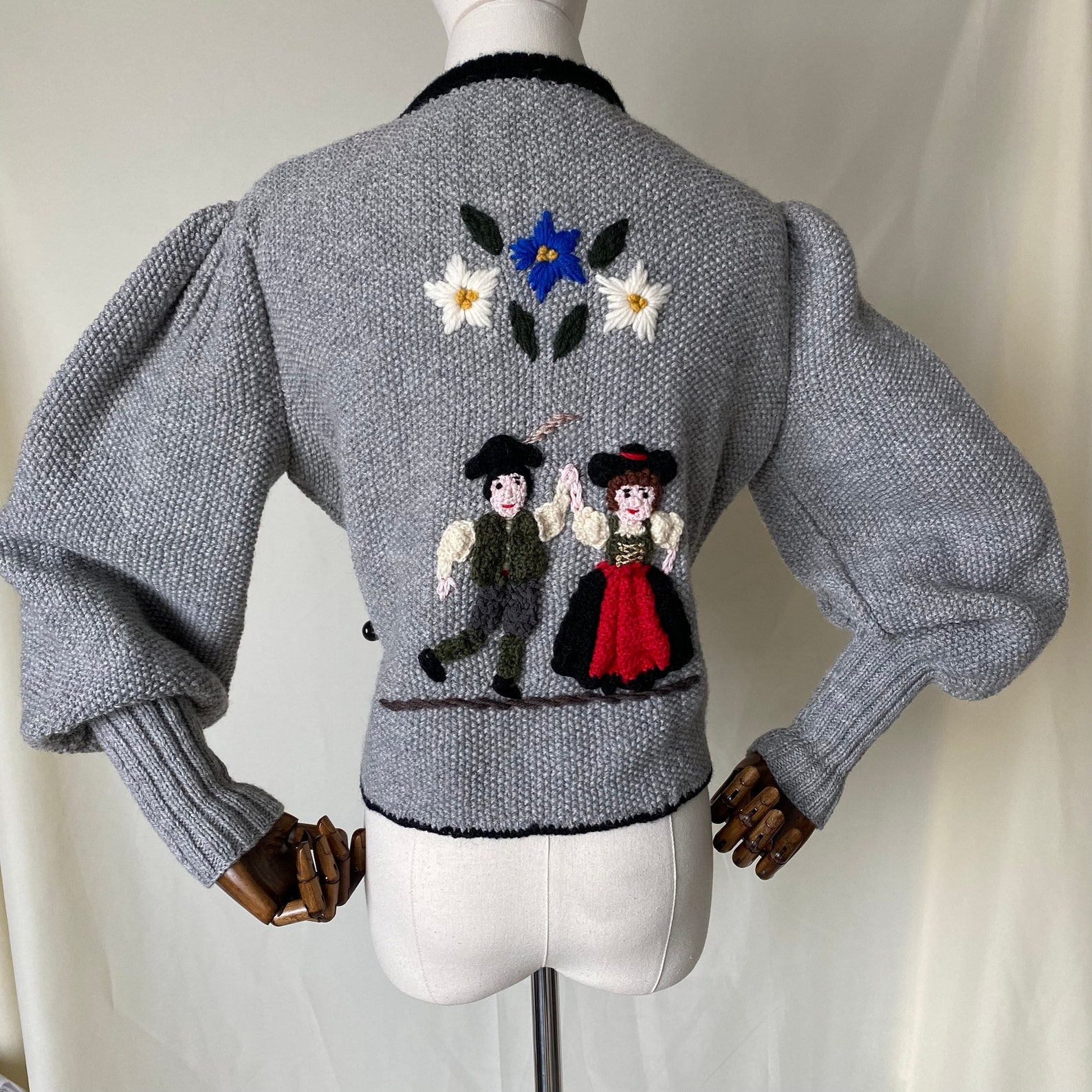 Vintage Folk Knit Cardigan