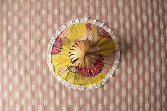 Vintage | Korean War-Era Sun Hat | 1950s Foldable