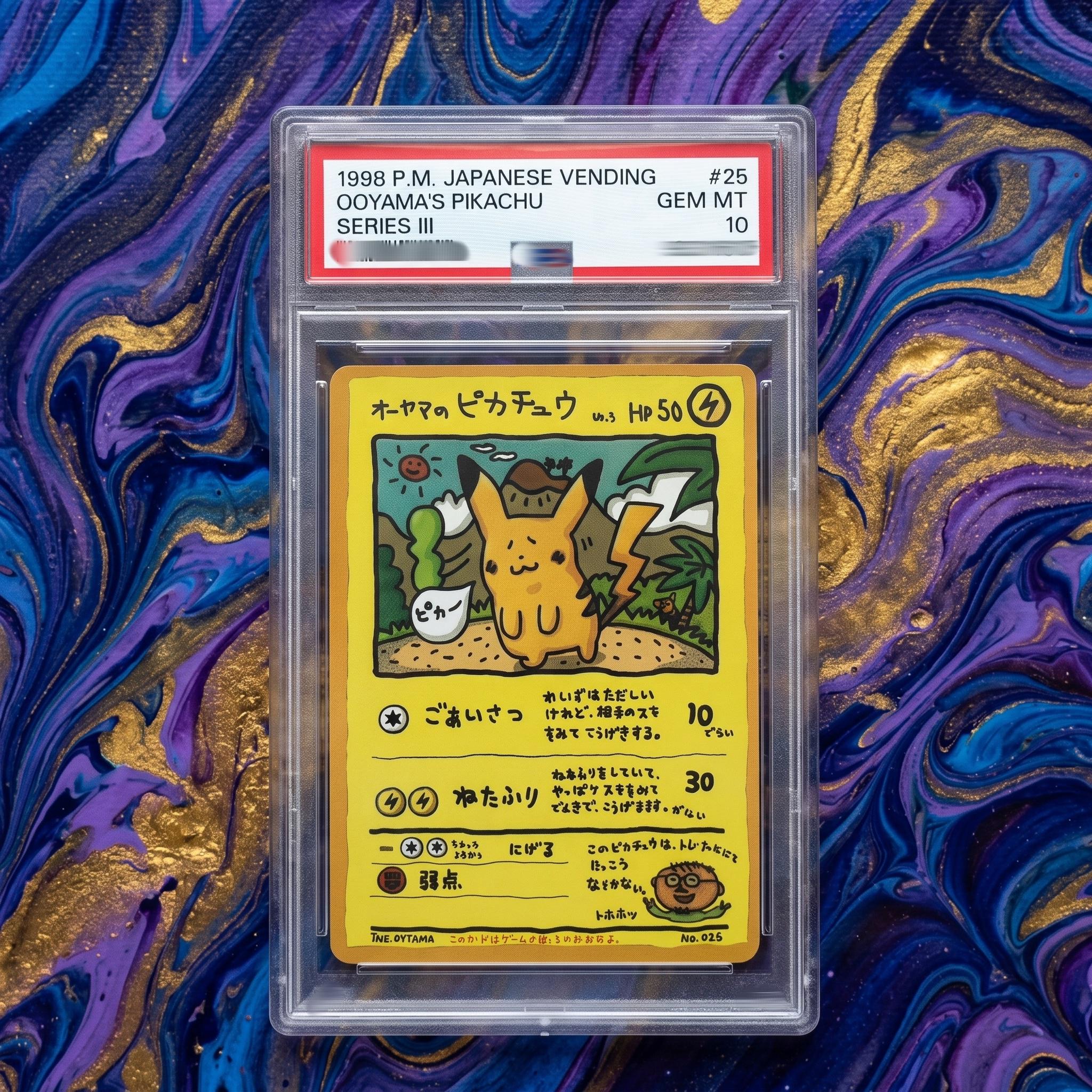 Ooyamas Pikachu Card - Etsy