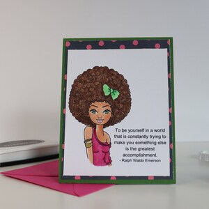 To Be Yourself greeting card