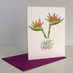 Paradise - Just a note greeting card
